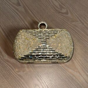 I.N.C. Gold Evening Clutch